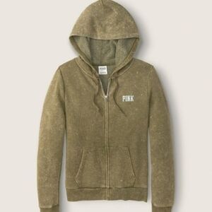 PINK Victoria's Secret Olive Hoodie